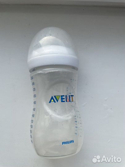 Молокоотсос avent ручной, бутылочка