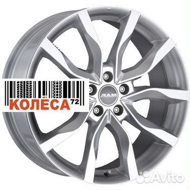 MAK Highlands 9x18 5x120 ET48 Dia72.6 Silver