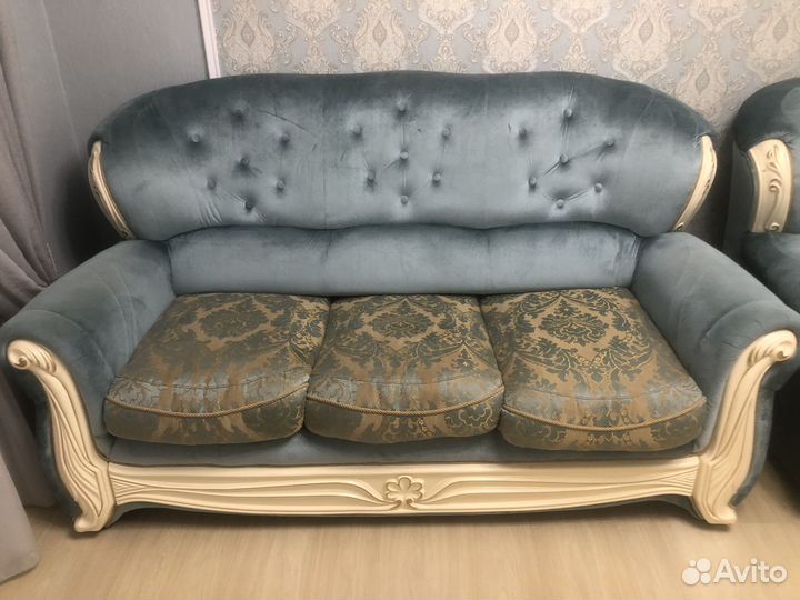 Диван и 2 кресла