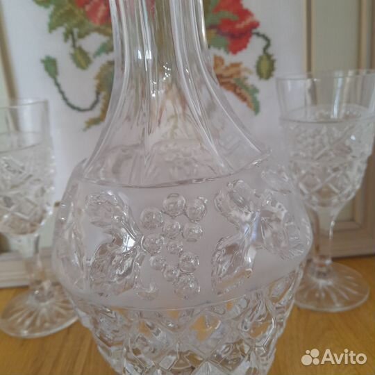 Хрустальный набор из Богемии, Чехословакия