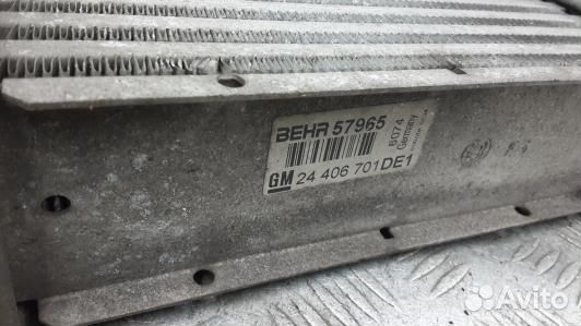 Радиатор интеркуллера opel zafira A (OML04KC01)