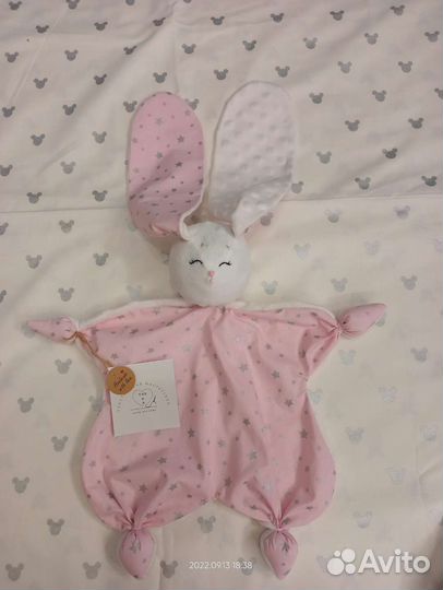 Именная Игрушка -сплюшка. Зайка - сонь