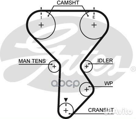 Ремкомплект грм mazda 626/KIA Sportage I 94-03