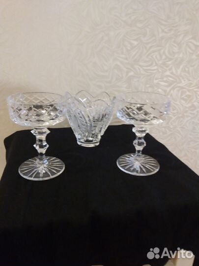 Хрустальные вазочки
