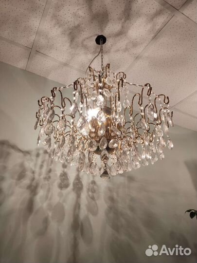 Люстра хрустальная большая