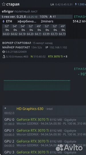 Тушка для майнинга в корпусе
