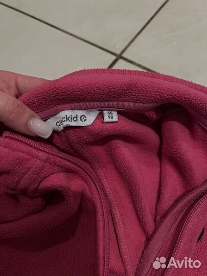 Теплый костюм для девочки 98