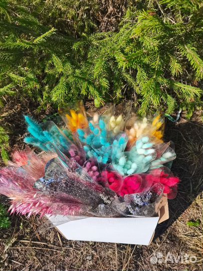 Цветы, букеты, сухоцветы