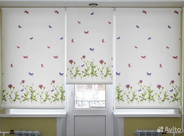 Рулонные шторы день ночь