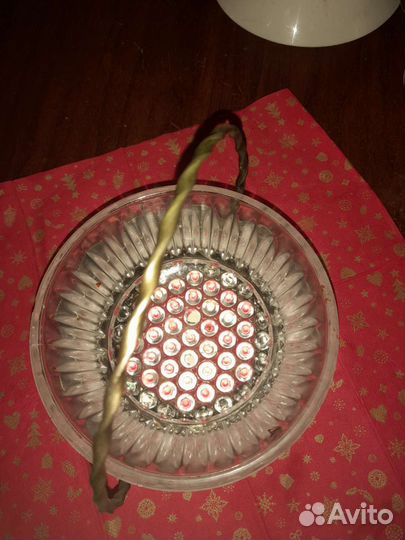 Конфетница стекло СССР