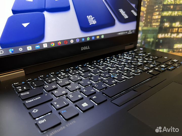 Ноутбук Dell E 7470 IPS, Core i5, SSD256, 8GB