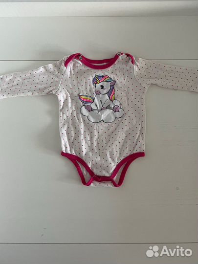 Комплект одежды для девочки боди ползунки 62