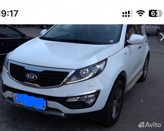 Передний бампер kia sportage