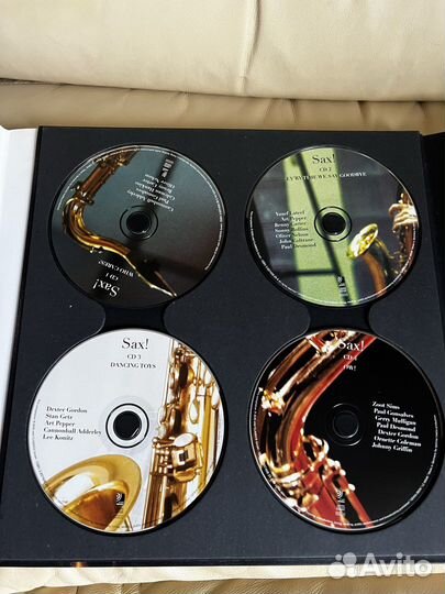 CD Giuseppe Pino SAX Джаз 4CD + книга