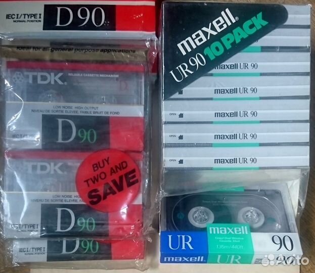 Новые аудио кассеты TDK maxell