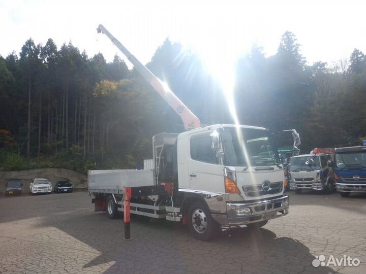 Бортовой грузовик Hino 500 (Ranger) с КМУ UNIC, 2007