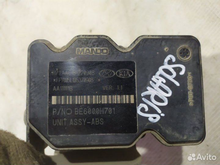 Блок (насос ) ABS Hyundai Solaris sedan G4FC 2016