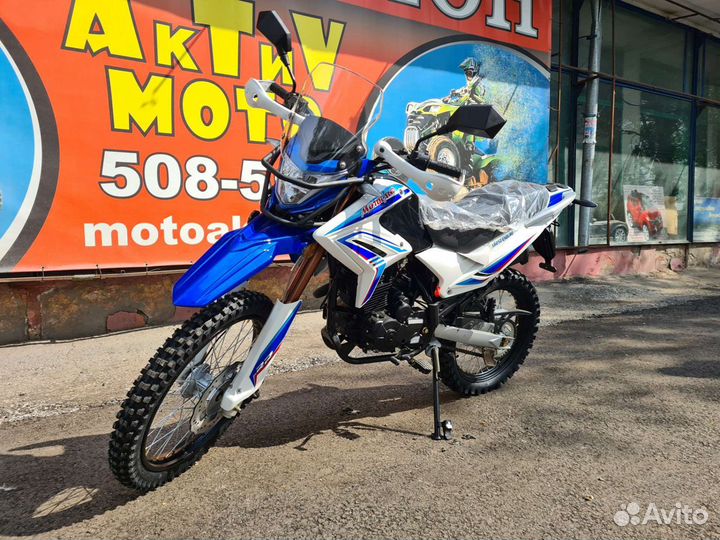 Motoland XR250 enduro (172FMM)(бело-синий)