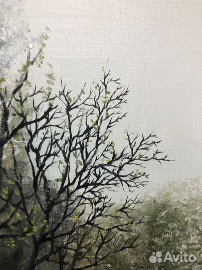 Интерьерная картина маслом на холсте