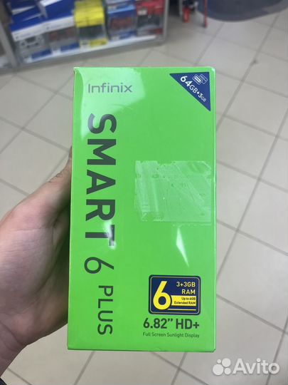Infinix Smart 6 Plus, 3/64 ГБ