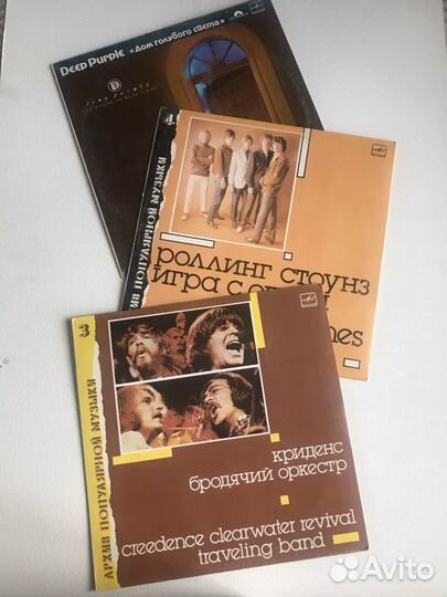 Пластинки винил Deep Purple Роллинг Стоунз Криденс