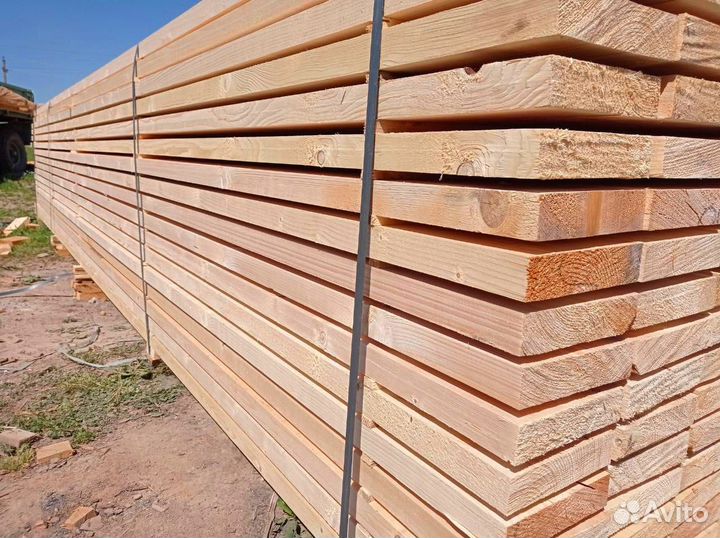 Доска сосна, идеальная геометрия, 40х150мм