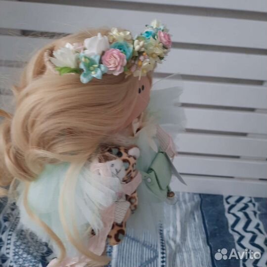 Интерьерная кукла ручной работы новая