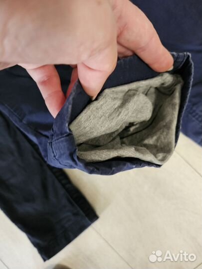 Брюки школьные 140 синие и пр