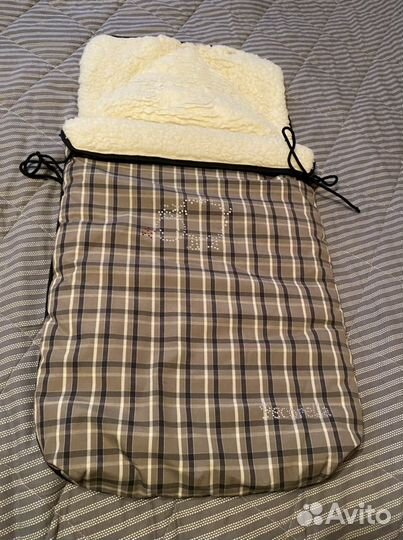 Зимний конверт в коляску pecorello