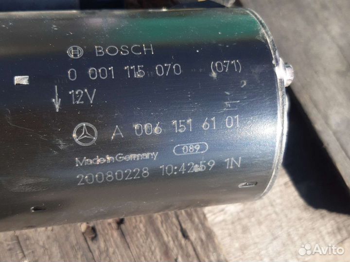 Стартер Mercedes OM642