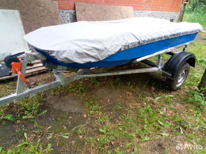 Кайман 300 с прицепом и мотором yamaha 5