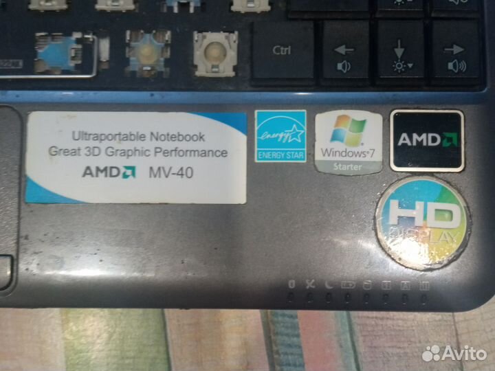 Ноутбук MSI на запчасти