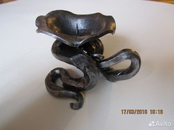 Подсвечник кованый