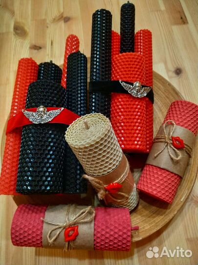 Свечи из вощины ручная работа