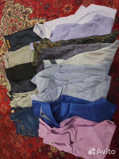 Мужская одежда пакетом