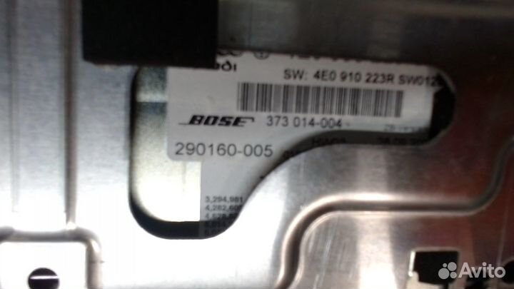 Усилитель звука Audi A8 (D3), 2008