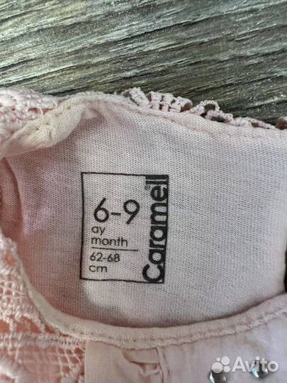 Платье для девочки 6-9 мес