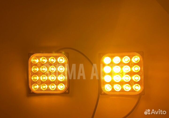 Маяк проблесковый,LED фара-стробоскоп 12-24В