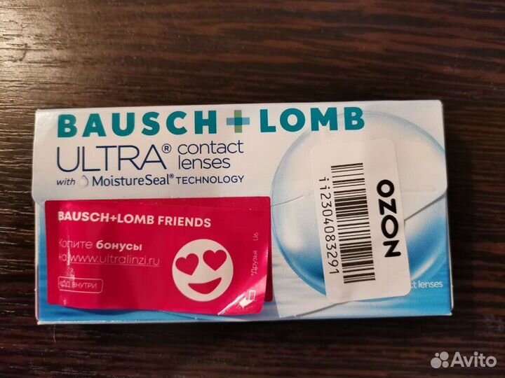 Контактные Линзы Bausch + Lomb ultra (