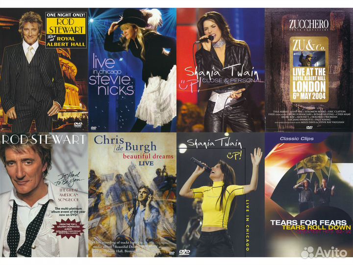 Коллекция фирменных музыкальных CD и DVD