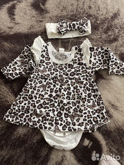 Платье боди для девочки