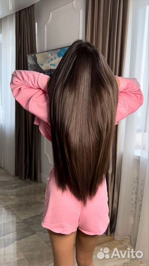 Наращивание волос модель