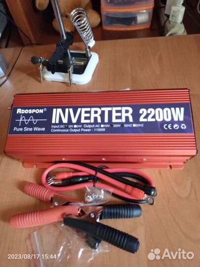 Инвертор 2200 вт Чистый синус 12-220 вольт