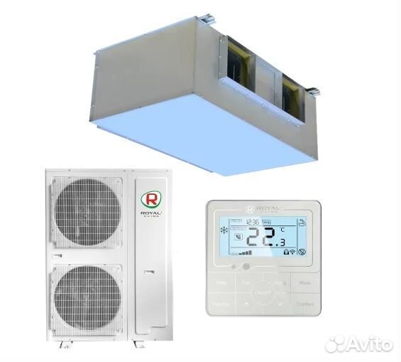 Высоконапорный Канальный Кондиционер Royal Clima