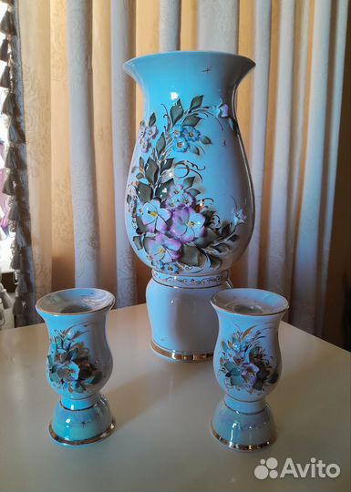 Подсвечники фарфоровые. Ручная работа. Пара