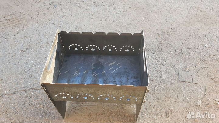 Мангал разборный из металла 2 мм