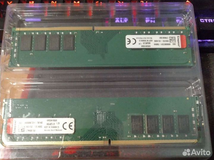 Оперативная память ddr4 2х8гб Kingston valueram