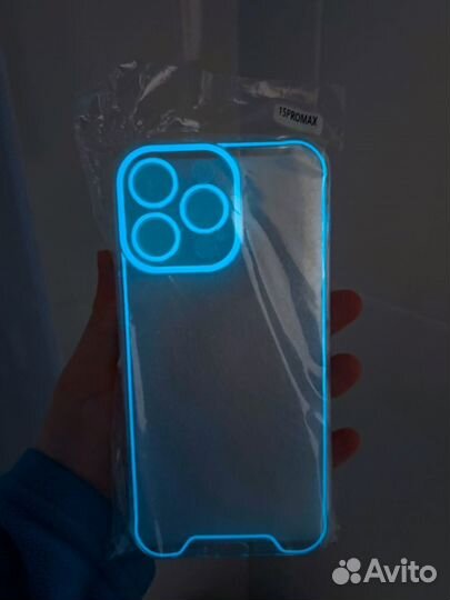 Чехол светящийся iPhone 15 Pro Max