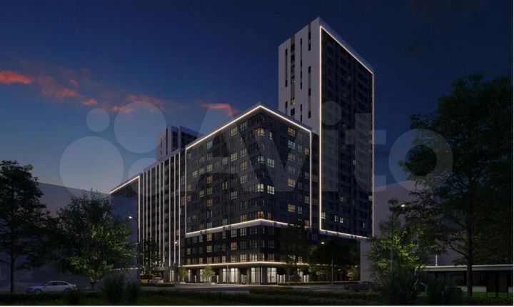 2-к. квартира, 65,8 м², 17/22 эт.