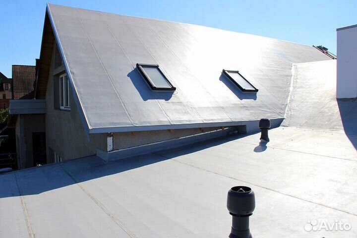 Монтаж кровли из мембраны пвх